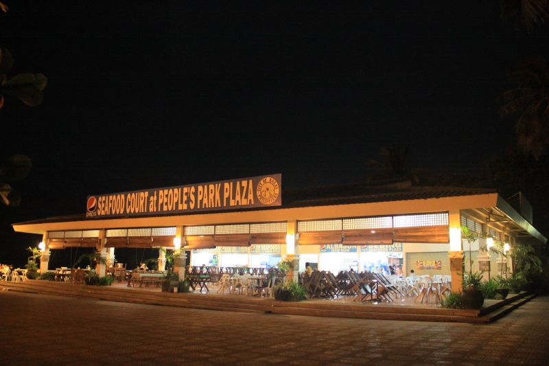 Seafood Court at People's Park Plaza in Roxas City